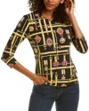 J.mclaughlin J. Mclaughlin Signature Catalina Cloth T-shirt In Black