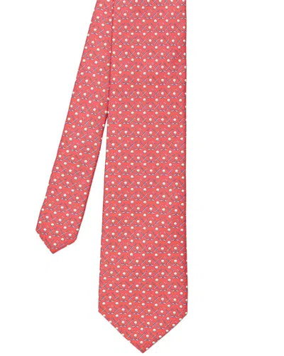 J.mclaughlin J. Mclaughlin Silk Tie In Red