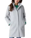 J.mclaughlin J. Mclaughlin Stoll Wool-blend Coat In Grey