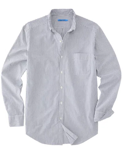 J.mclaughlin J. Mclaughlin Stripe Collis Woven Shirt In Multi