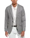 J.mclaughlin Suffolk Wool & Silk-blend Jacket In Gray