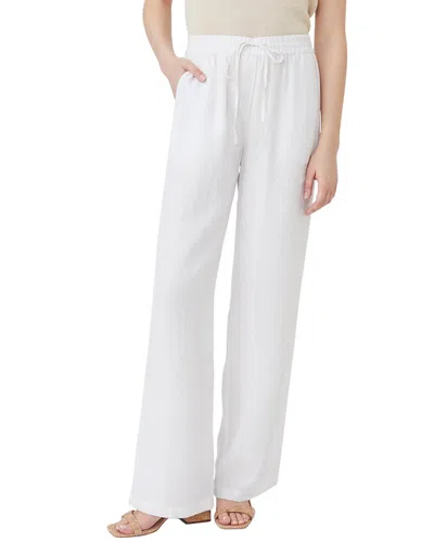 J.mclaughlin J. Mclaughlin Surya Linen Pant In White