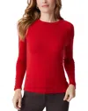 J.mclaughlin Theia Cashmere Sweater In Red