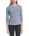 J.mclaughlin J. Mclaughlin Wavesong Top In Blue