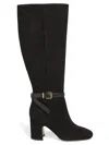 J.mclaughlin J. Mclaughlin Women's Gaia 75mm Suede Knee-high Boots In Black
