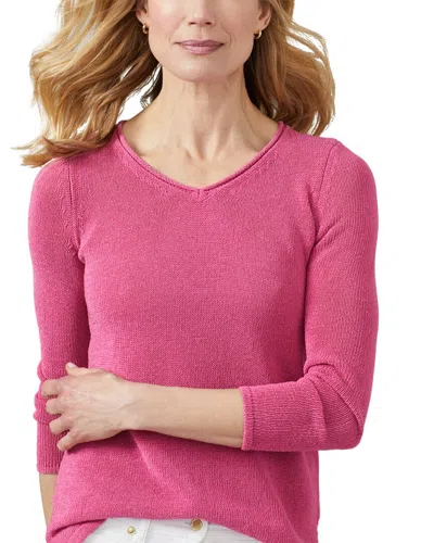 J.mclaughlin Callum Sweater In Pink