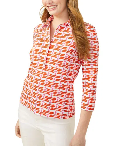 J.mclaughlin Court Polo Top In Pink