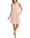 J.MCLAUGHLIN J.MCLAUGHLIN JOANNA CATALINA CLOTH SHIFT DRESS