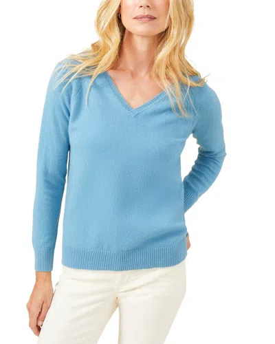 J.mclaughlin Karri Cashmere Sweater In Blue