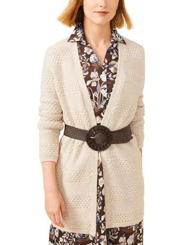 J.mclaughlin Maglee Wool Cardigan In White