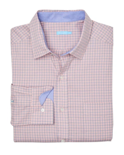 J.mclaughlin Mini Plaid Gramercy Shirt In Pink