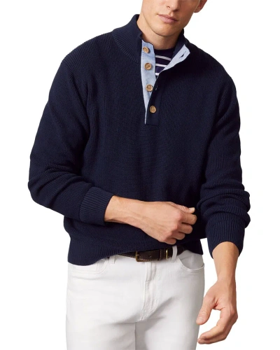 J.mclaughlin Solid Bastian Sweater In Blue