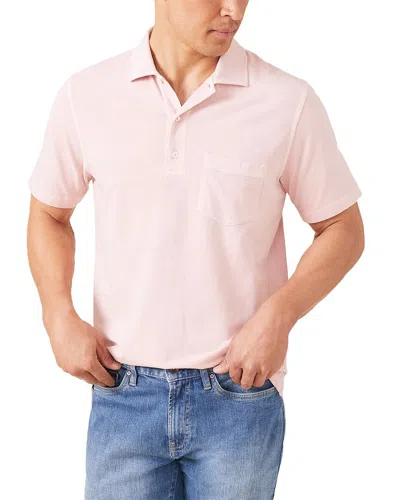 J.mclaughlin Solid Levi Polo Shirt In Pink