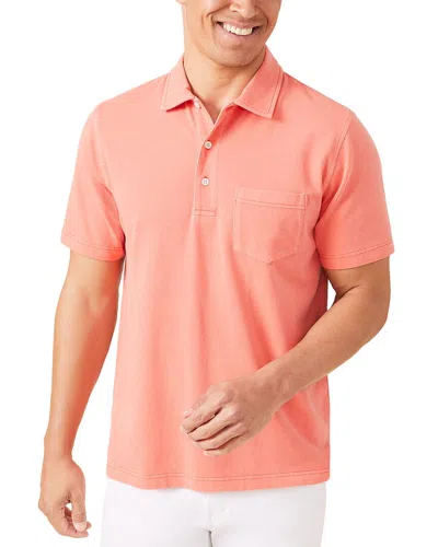 J.mclaughlin Solid Levi Polo Shirt In Red