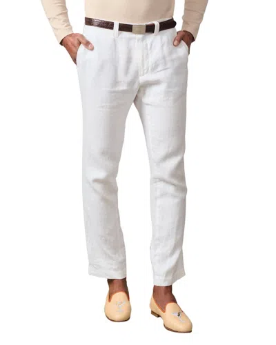 J.mclaughlin Solid Rori Linen Pant In White