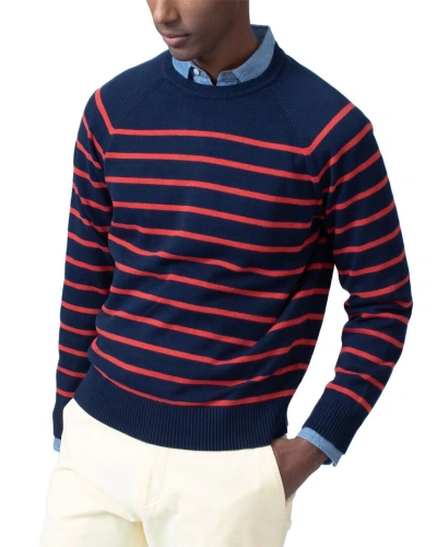 J.mclaughlin Stripe Lubec Sweater In Blue