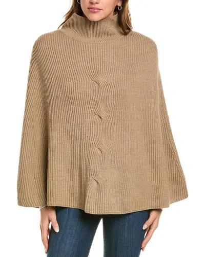 J.mclaughlin Jess Wool Poncho In Brown
