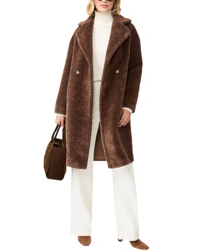 J.mclaughlin Kenyon Coat In Brown