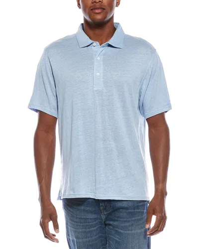 J.mclaughlin Larkspur Linen Top In Blue