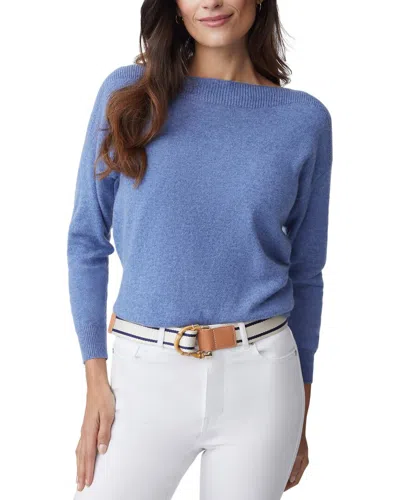 J.mclaughlin Laurence Cashmere Sweater In Blue