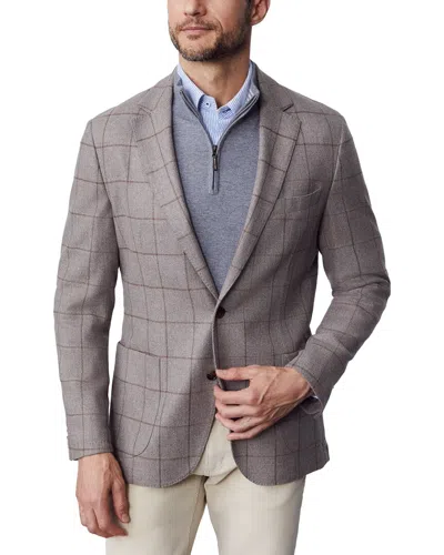 J.mclaughlin Lisbon Cashmere & Wool-blend Jacket In Brown