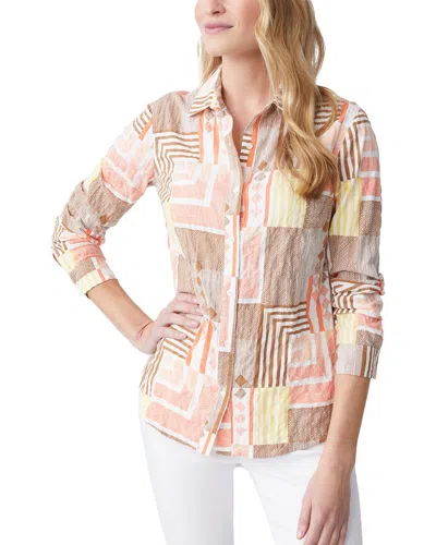 J.mclaughlin Lois Blouse In Brown