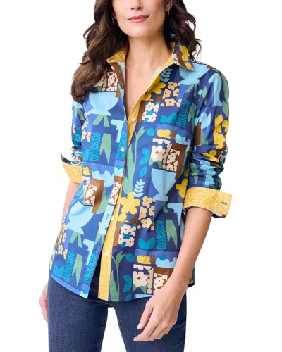 J.mclaughlin Lois Blouse In Multi