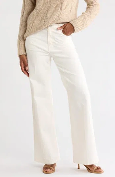 J.mclaughlin Jmclaughlin Lowden Wide Leg Jeans In White