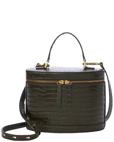 J.mclaughlin Lyla Leather Handbag In Green