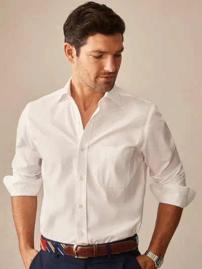 J.mclaughlin Men's Gramercy Cotton Shirt White
