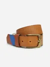 J.mclaughlin Men's Kevin Belt Cognac In Brown