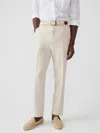 J.mclaughlin Men's Linen Cotton Twill Oxford Pants Stone In Multi