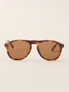 J.mclaughlin Men's Mcqueen Sunglasses In Tortoise Brown In Gold