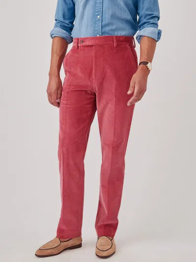J.mclaughlin Men's Oxford Corduroy Pants Berry In Pink