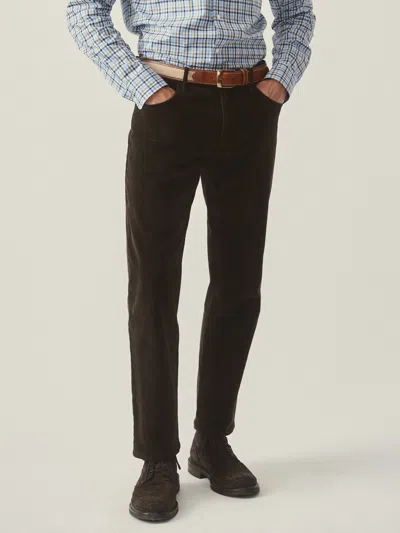 J.mclaughlin Men's Parker 5-pocket Straight Pants In Italian Stretch Cord Brown