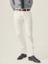 J.mclaughlin Men's Parker 5-pocket Straight Pants White In White