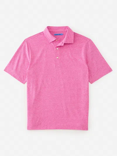 J.mclaughlin Men's Peak Performance Polo Pink In Multi