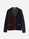 J.mclaughlin Men's Pennant Cardigan In Color Block Navy In Blue
