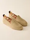 J.mclaughlin Men's Rafe Suede Espadrilles Stone In Gray