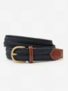 J.mclaughlin Men's Ray Belt Navy In Blue