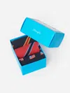 J.mclaughlin Men's Sock Box Set Of 3 In American Flag Navy/red | Cotton/nylon In Animal Print