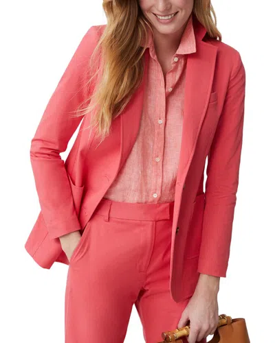 J.mclaughlin Merona Linen-blend Jacket In Multi