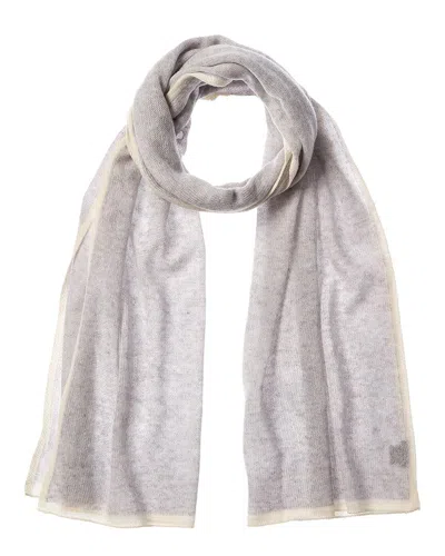 J.mclaughlin Millie Cashmere Scarf In Grey