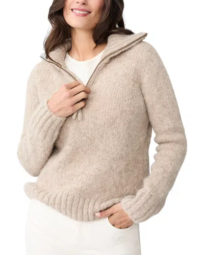 J.mclaughlin Moritz Alpaca-blend Sweater In Neutral