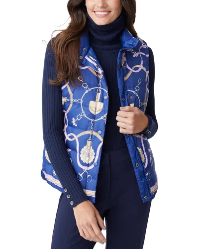 J.mclaughlin Nichols Vest In Blue