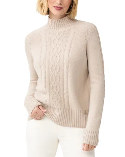 J.mclaughlin Normandy Wool & Cashmere-blend Sweater In Neutral