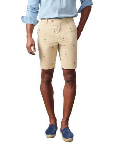 J.MCLAUGHLIN J.MCLAUGHLIN PALM TREE OLIVER EMBROIDERED SHORT