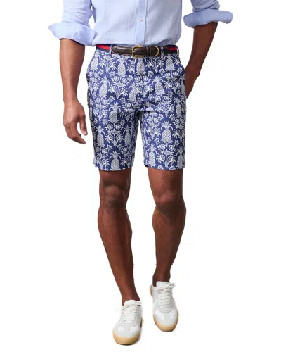 J.mclaughlin Pineapple Palms Oliver Linen Short