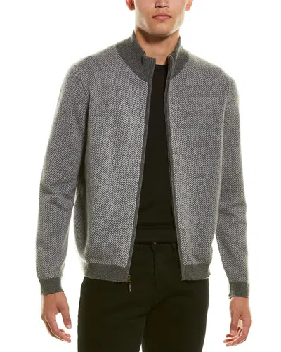 J.mclaughlin Quentin Cashmere Cardigan In Brown