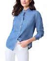 J.mclaughlin Rutherford Blouse In Blue